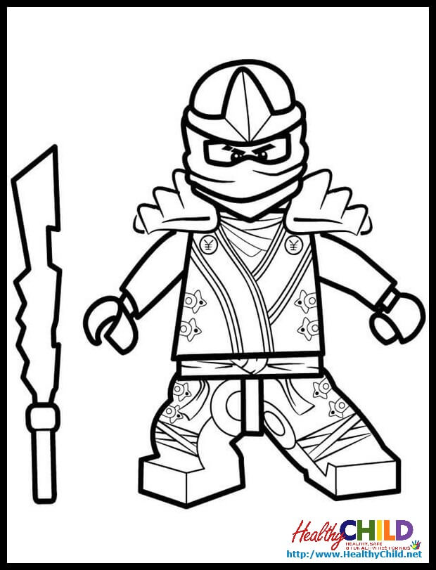 Ninjago Coloring Pages Green Ninja