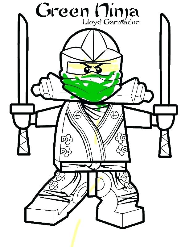 600x800 Printable Ninjago Coloring Pages Green Ninja Coloring Page Free