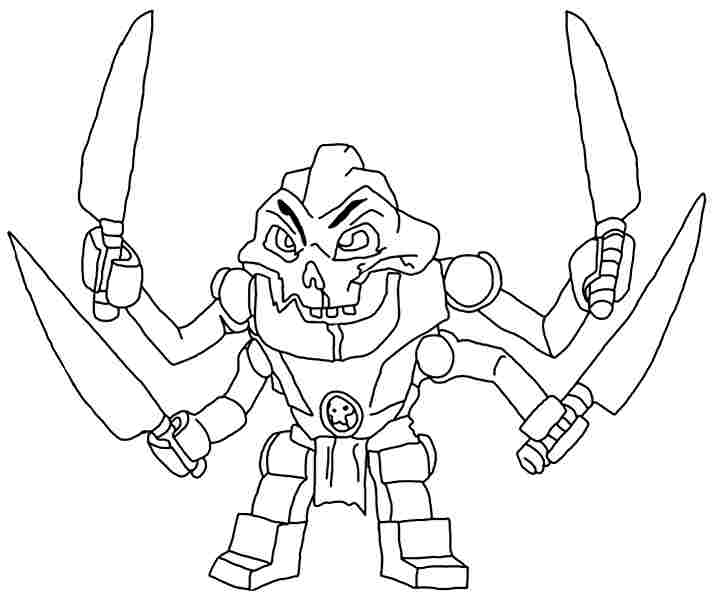 714x600 Ninjago Coloring Pages Lord Garmadon