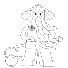 230x230 Top 40 Free Printable Ninjago Coloring Pages Online