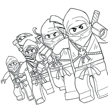 Ninjago Coloring Pages Pdf