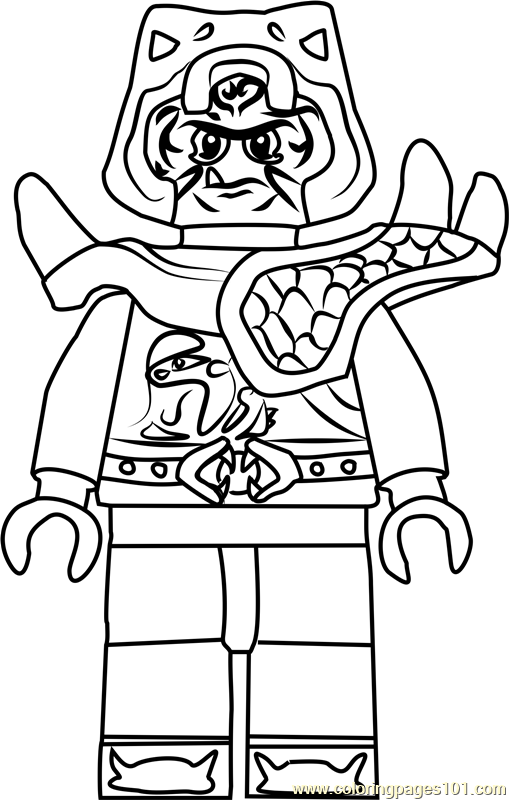 509x800 Ninjago Zugu Coloring Page