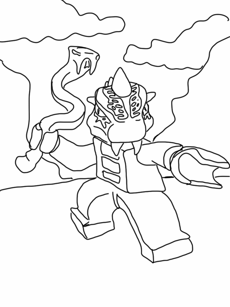 768x1024 Free Printable Ninjago Coloring Pages For Kids