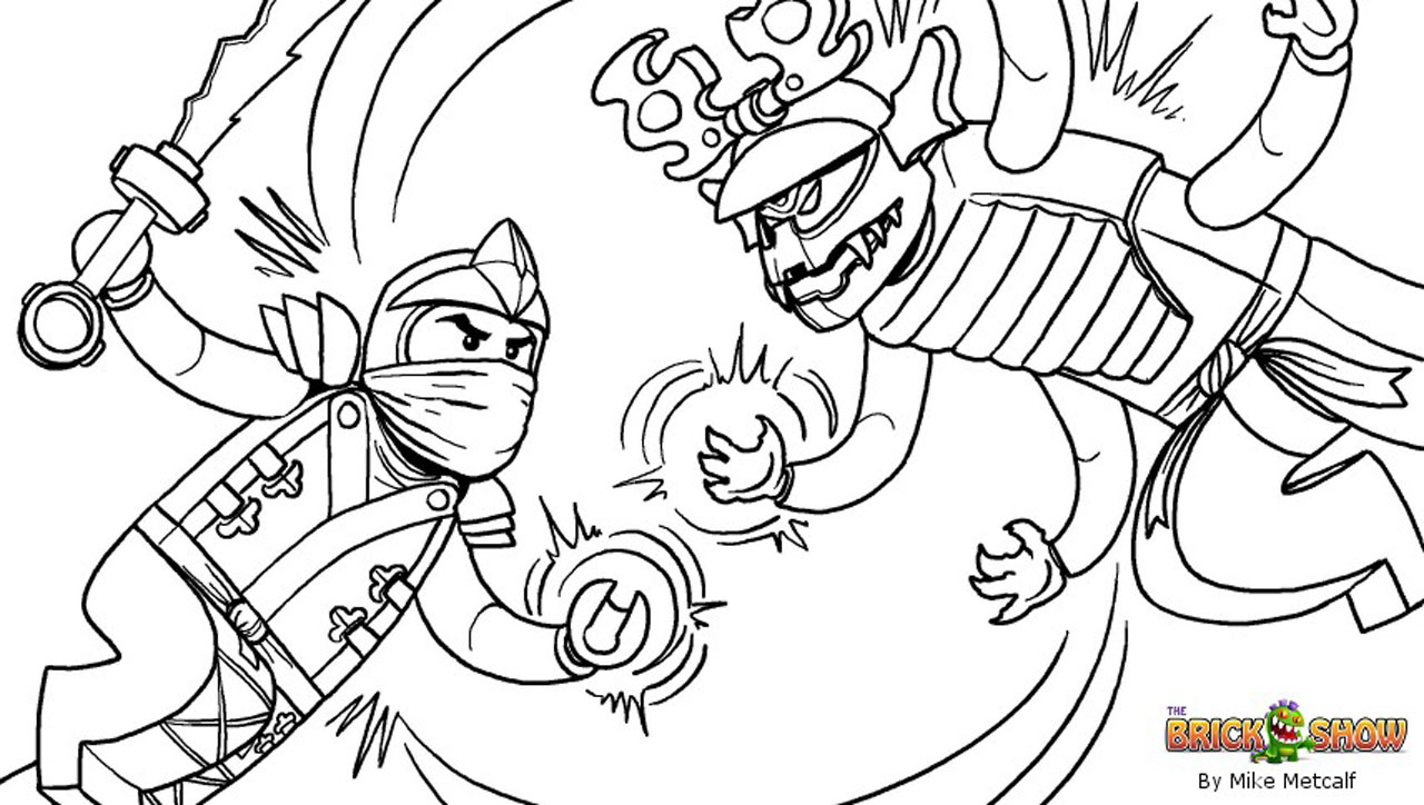 Ninjago Dragon Coloring Pages