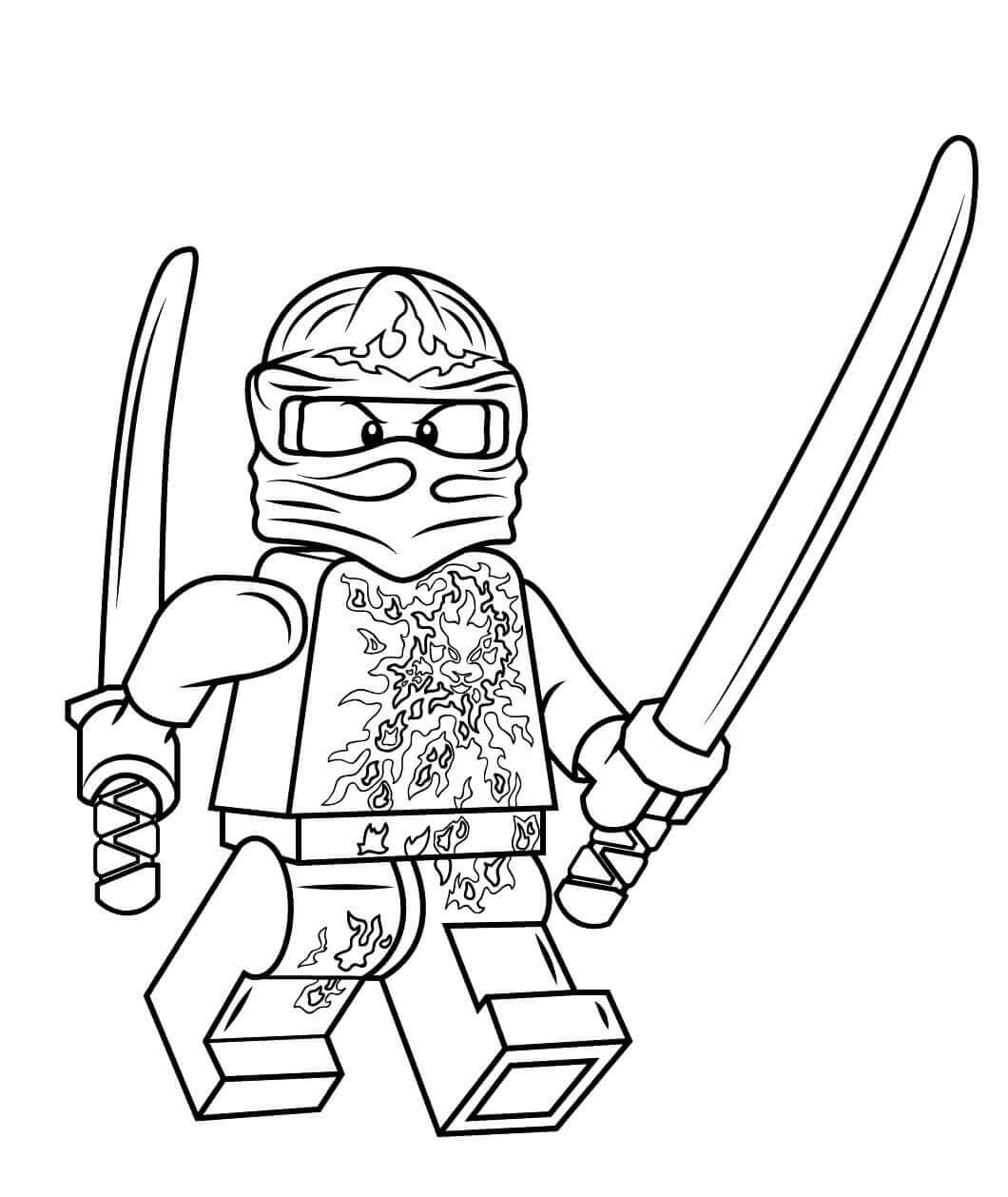 Ninjago Kai Coloring Pages