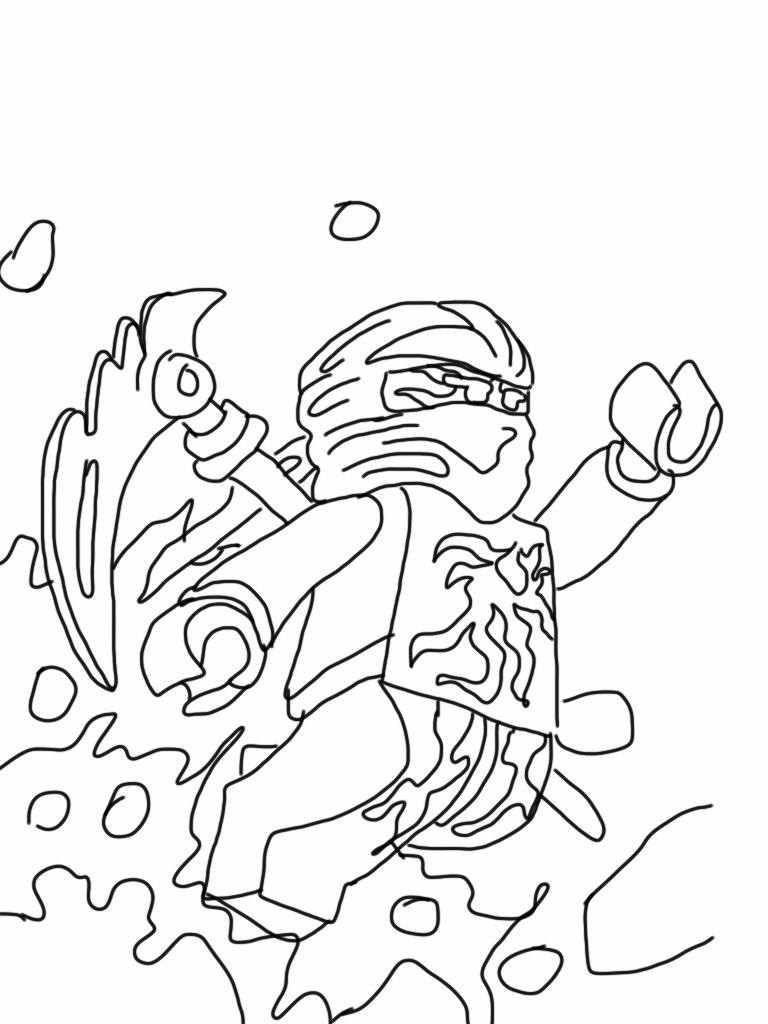 768x1024 Awesome Ninjago Coloring Pages Design Printable Coloring Sheet