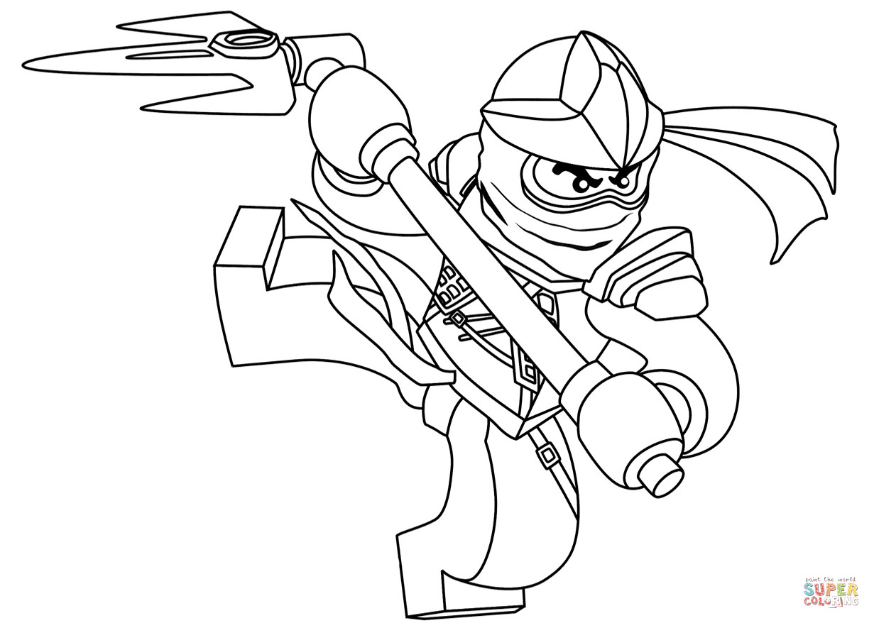 1231x878 Coloring Pages Ninjago Cole Lego Page Free Printable