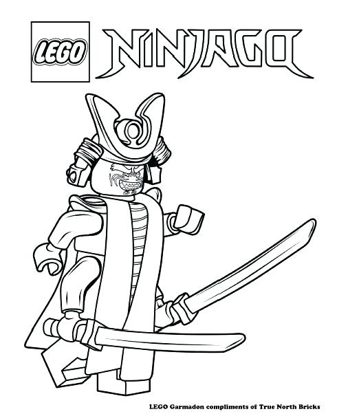 490x605 Lego Ninjago Lord Garmadon Colouring Pages Coloring Page Sheets