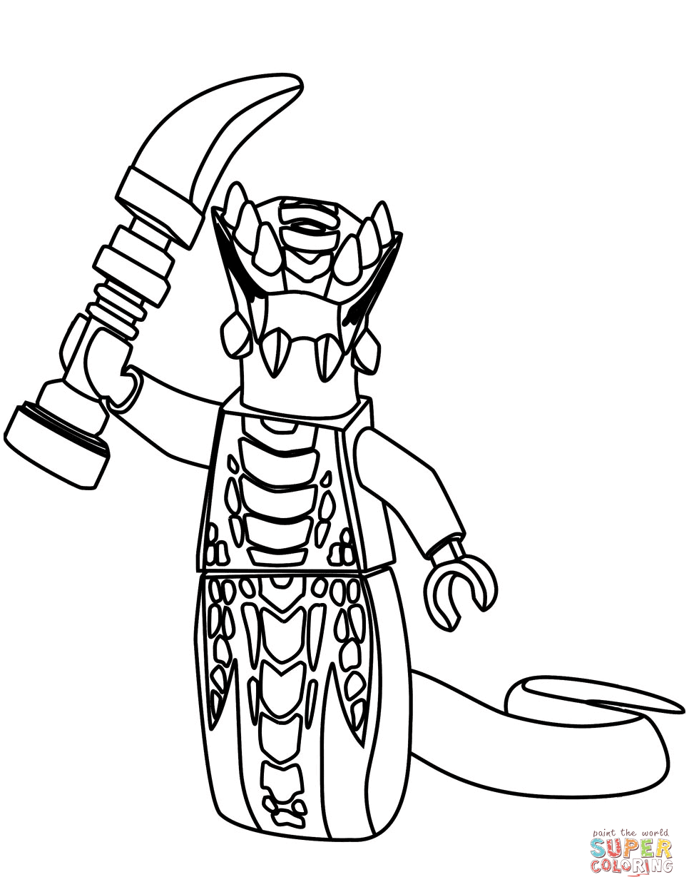 966x1250 Alert Famous Lego Ninjago Lord Garmadon Coloring Pages Free