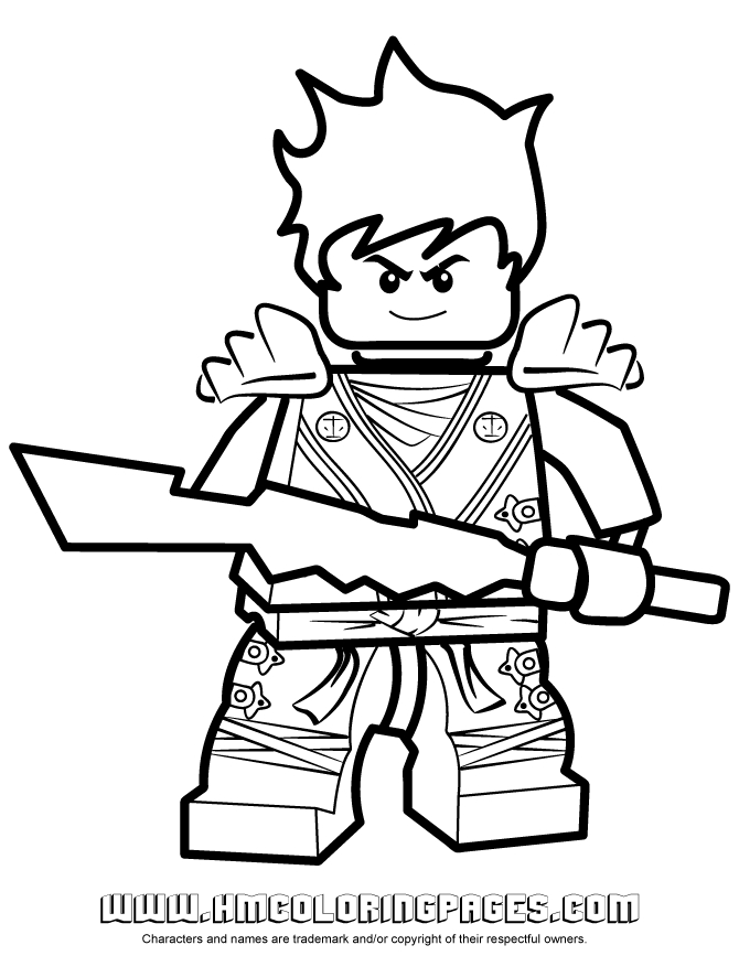 670x867 Interesting Lego Ninjago Color Pages Green Ninja Coloring For Kids