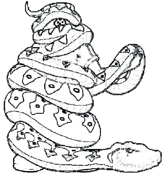 557x598 Snake Coloring Page Snake Coloring Pages Great Snakes Best