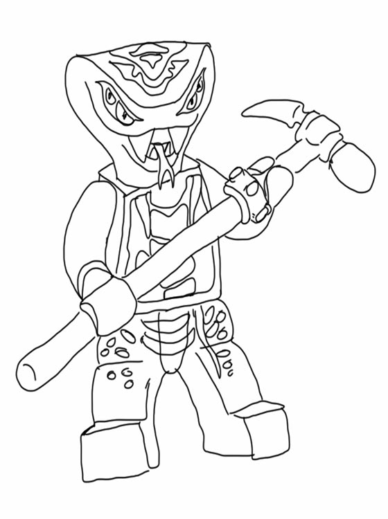 560x750 Coloring Pages Ninjago Snakes Kids Page Lego Ninjago Coloring