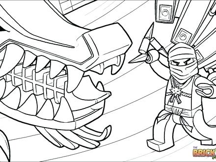 440x330 Ninjago Ultra Dragon Coloring Pages And His Ice Page S