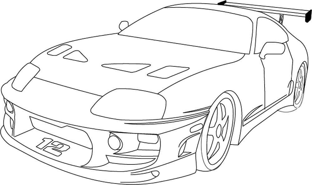 1000x594 Fast And Furious Coloring Pages 02 Tattoos