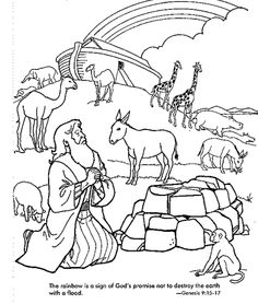 236x278 Noah's Ark Colouring Page (Free Printable) Drawing