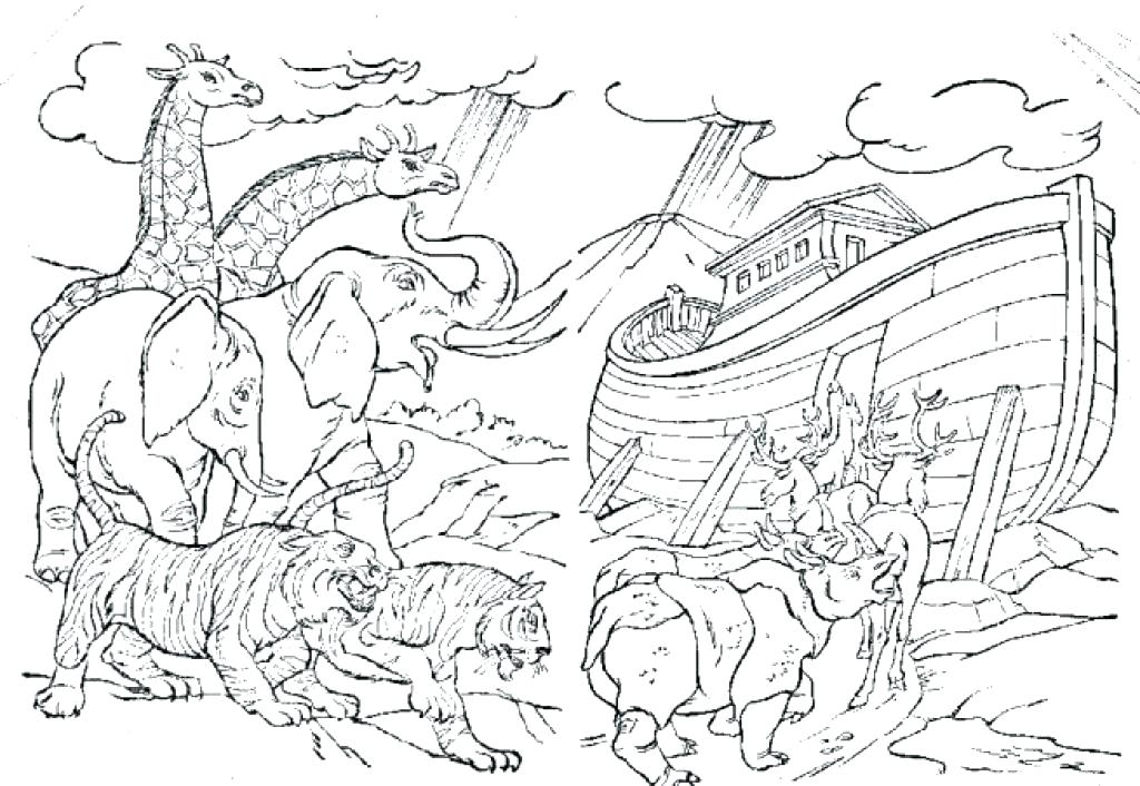 1024x706 Noah Ark Coloring Pages Coloring Pages Pics Of Ark Storybook