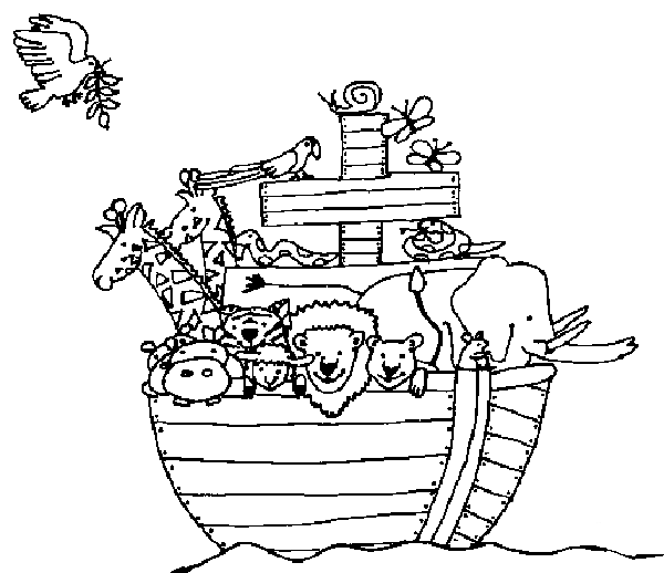 600x518 Coloring Noah Built The Ark Coloring Page As Well As Noah's Ark