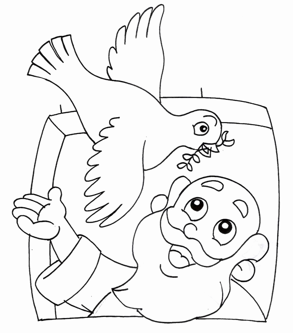 1003x1139 Coloring Pages Of Noah And The Rainbow Collection 36 Noah Coloring