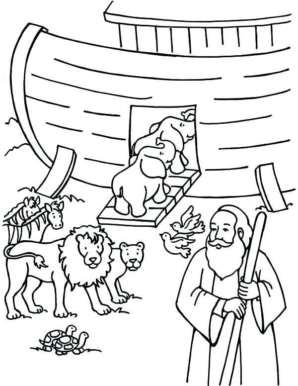 600x776 Noah Ark Coloring Pages Page With Rainbow As Well S Radiorebelde