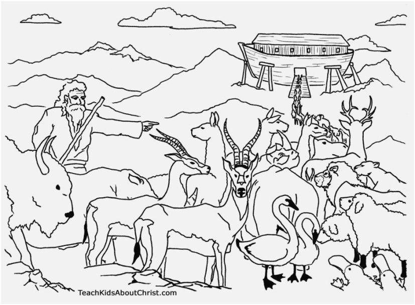 827x609 The Right Pic Noah's Ark Coloring Pages Printable Sweet