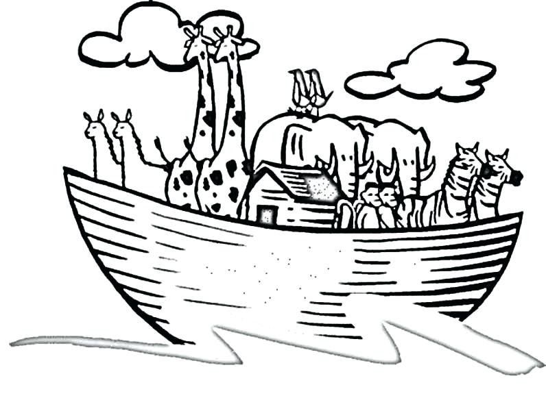 796x600 Noah Ark Coloring Page Ark Coloring Page Free Printable Coloring