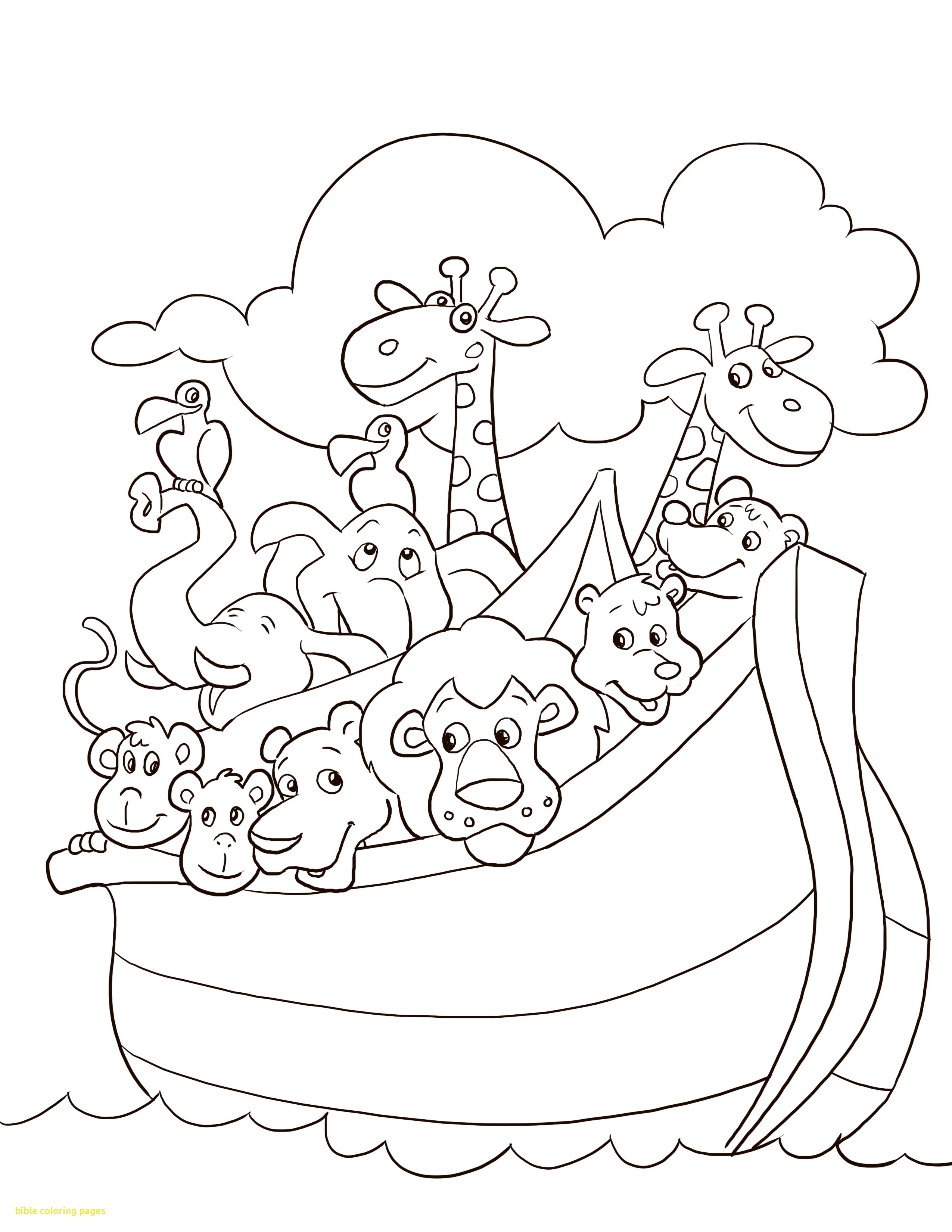 2550x3300 Cool Fortune Noah S Ark Printable Sunday School Bible Coloring