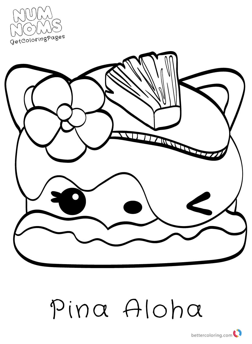 1024x1400 Startling Num Nom Coloring Pages Noms Pictures Free Printable