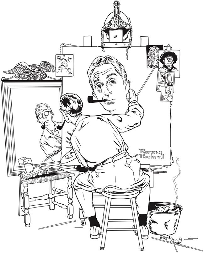 650x806 Creative Haven Norman Rockwell Classics From The Saturday Evening