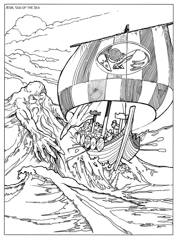 579x760 Norse Gods And Goddesses Dover Publications Mythological