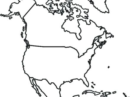 440x330 North America Coloring Map North Coloring Page Map Coloring Page
