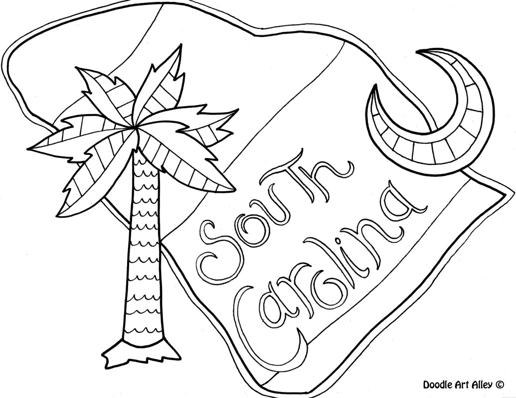 1035x799 South Carolina Coloring Pages Ebcs 4e05682d70e3 With Page