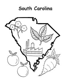 235x288 South Carolina State Symbol Coloring Page By Crayola. Print