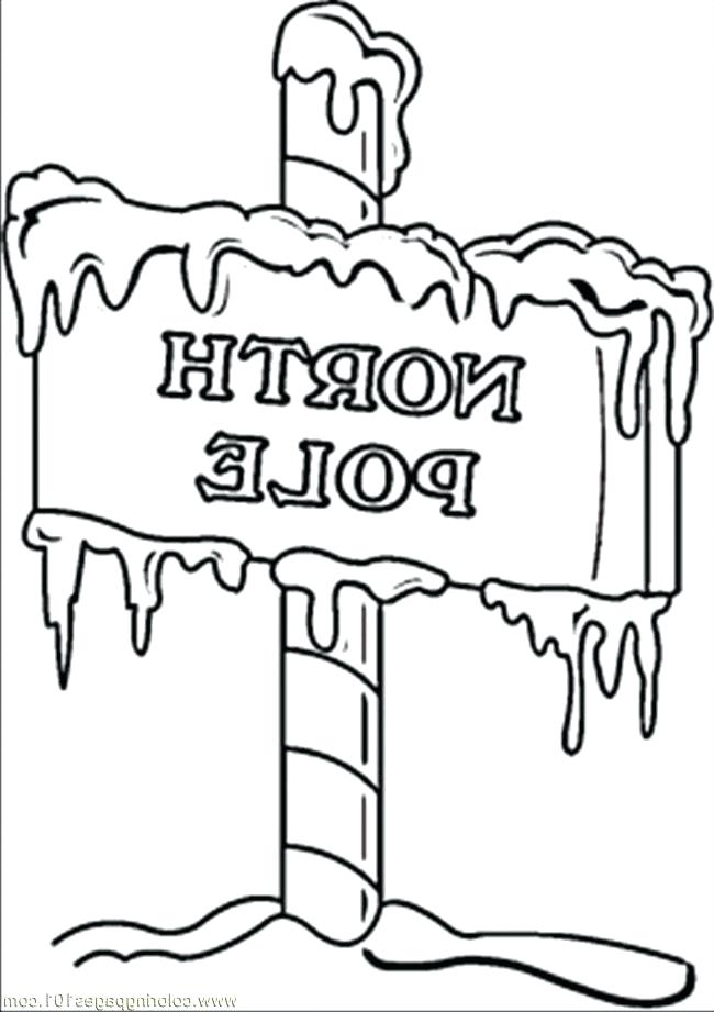 650x921 North Pole Coloring Pages Coloring Pages North Pole Sign Countries