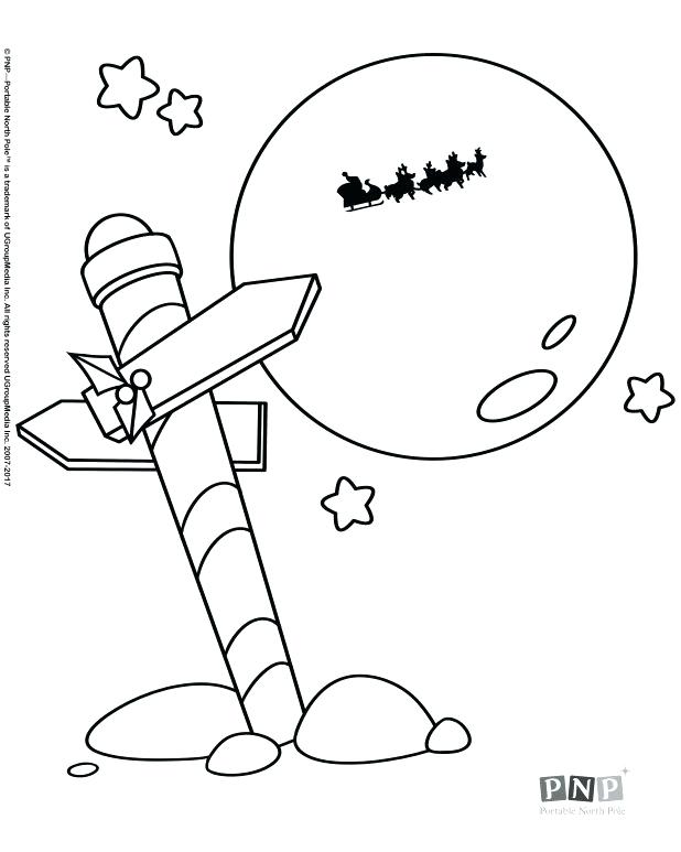 618x773 North Pole Coloring Pages Objects Astonishing North Pole Coloring