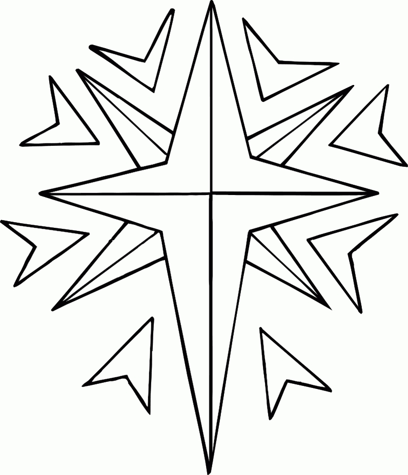 North Star Coloring Pages