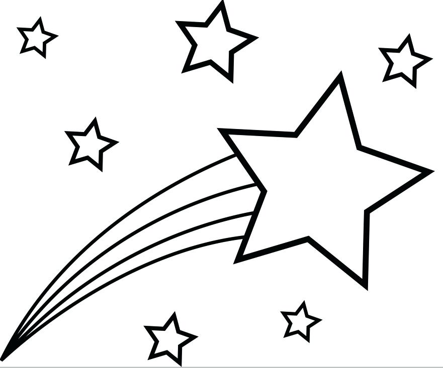 881x733 Shooting Star Coloring Page Shooting Star Coloring Pages Pop Stars