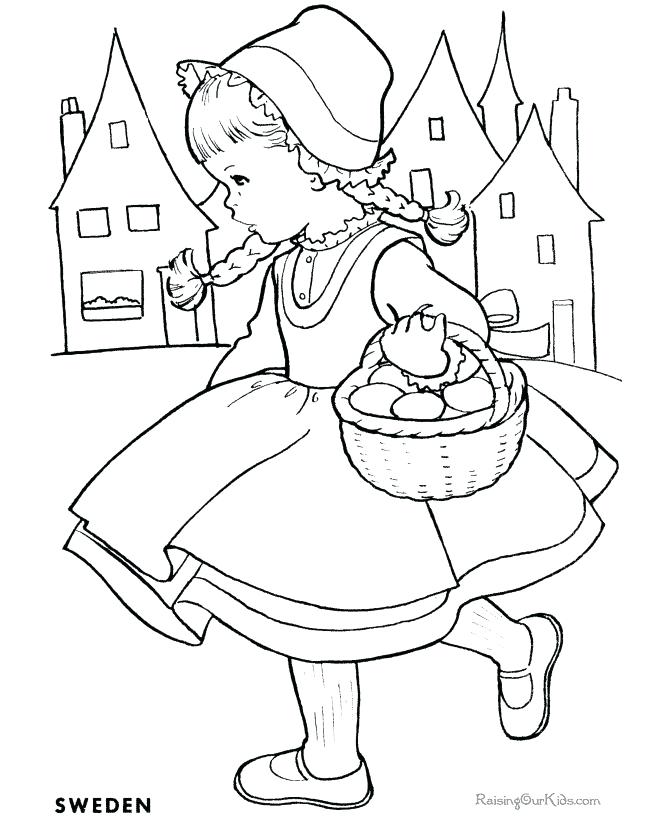 670x820 Christmas In Sweden Coloring Sheets Pictures To Color For Kids