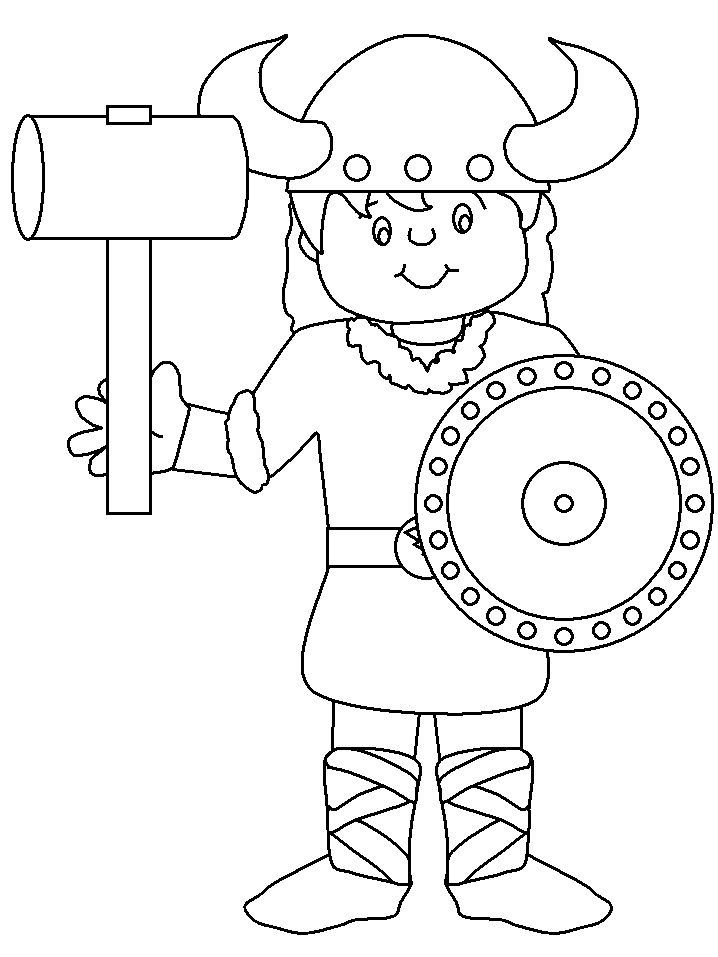 Norway Flag Coloring Page