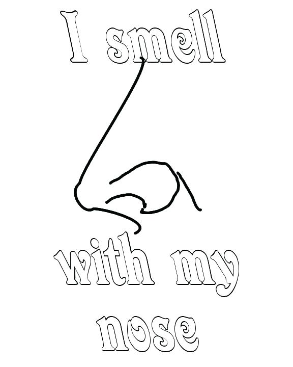 576x720 5 Senses Coloring Page 5 Senses Coloring Pages Winged Strawberry
