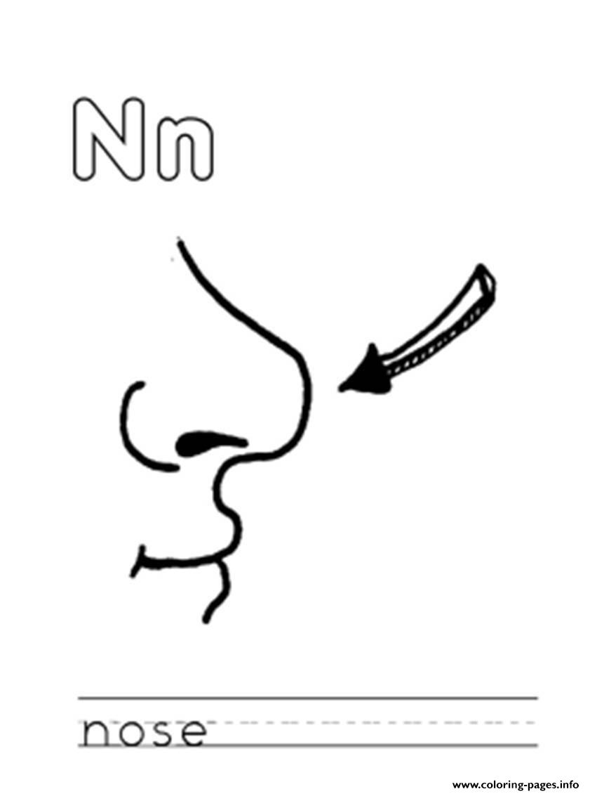 841x1130 Nose Free Alphabet S2455 Coloring Pages Printable