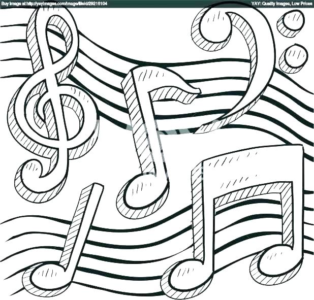 618x591 Music Coloring Pages For Kindergarten Music Notes Coloring Pages