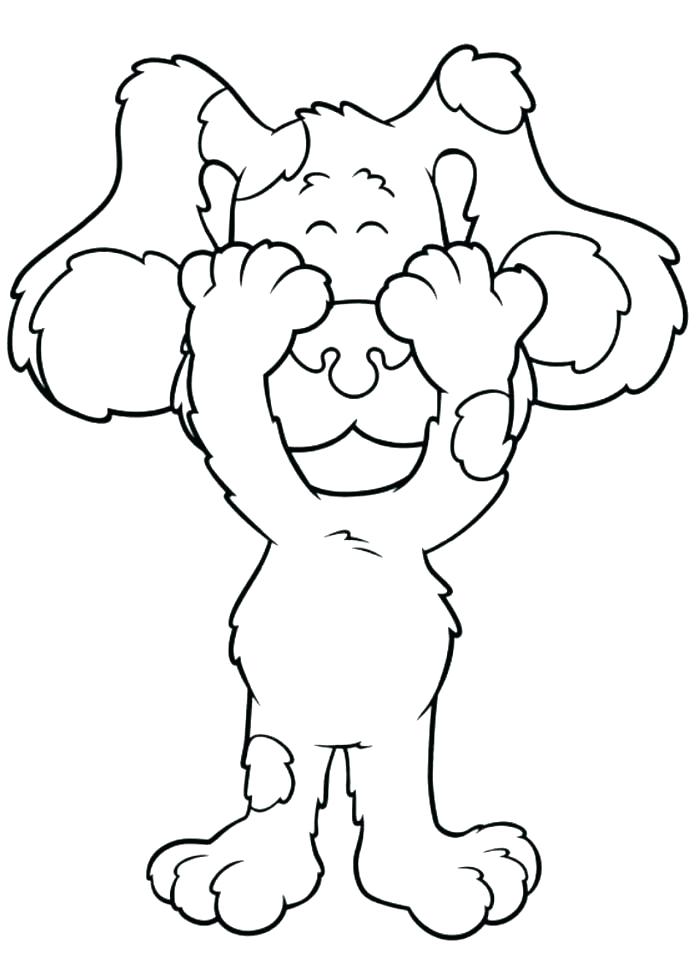 700x962 Blues Clues Coloring Page Blues Clues Notebook Coloring Page