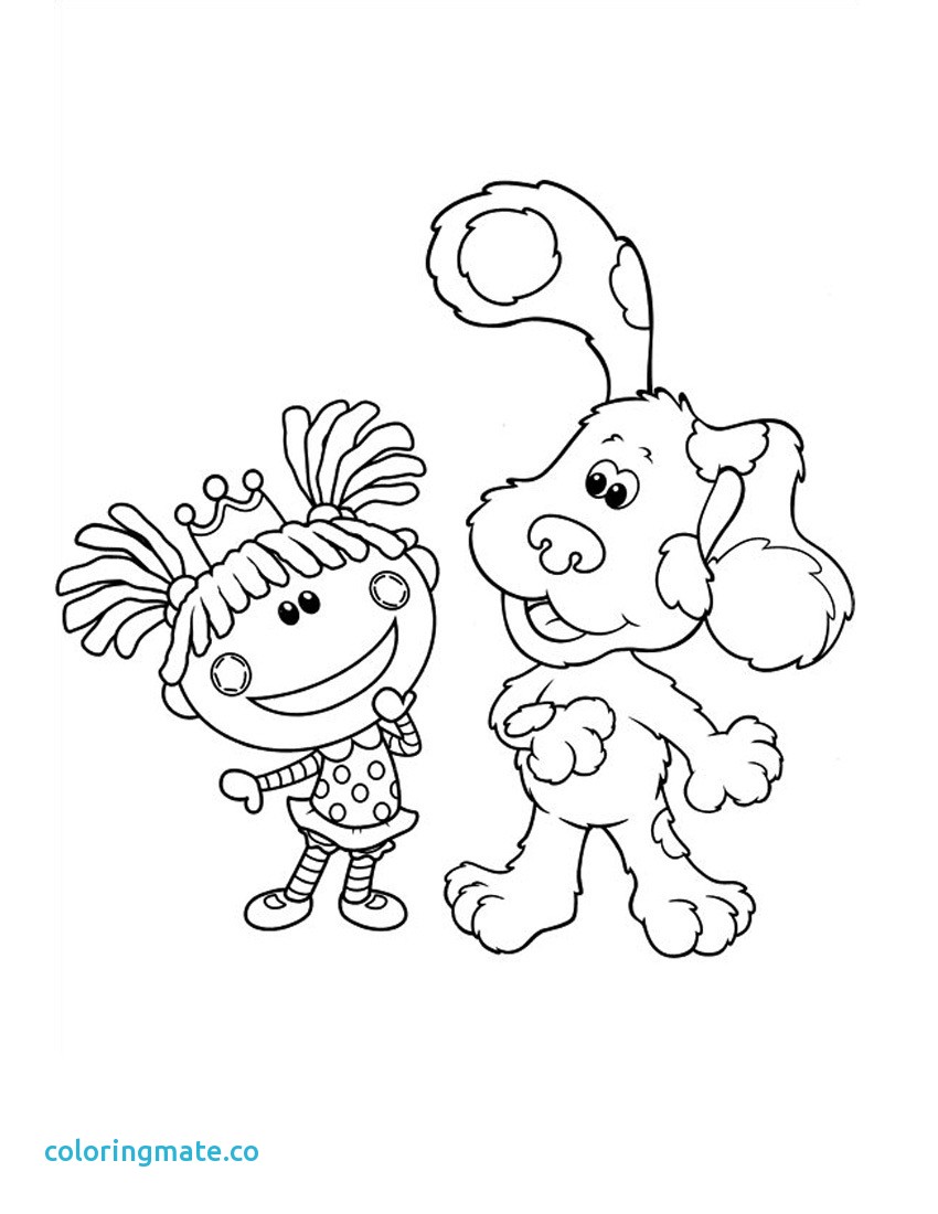 850x1100 Best Blues Clues Notebook Coloring Page Pages Awesome Fun Blue 39