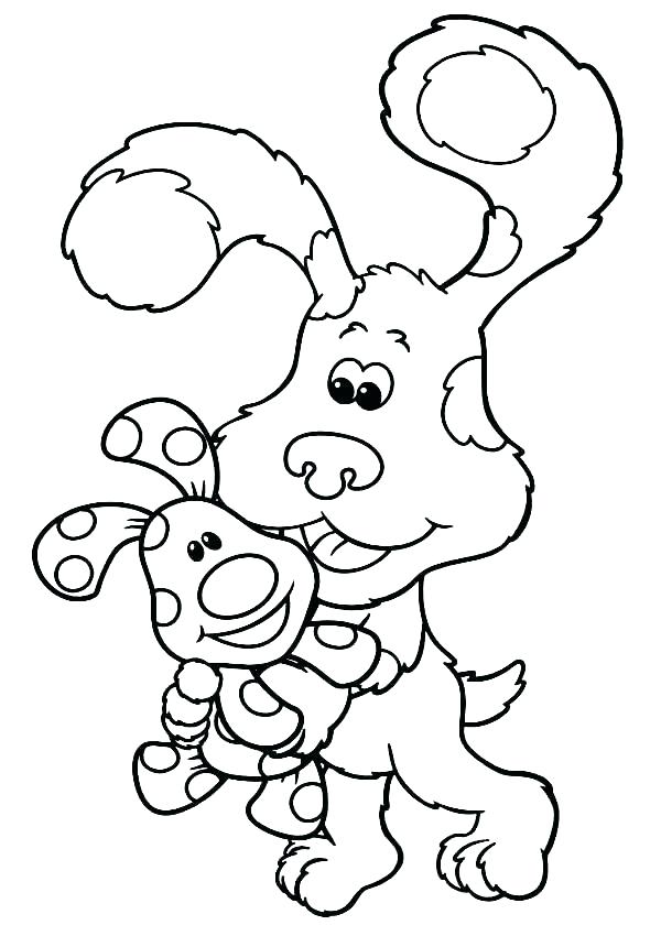 600x840 Blues Clues Coloring Blues Clues Handy Dandy Notebook Template