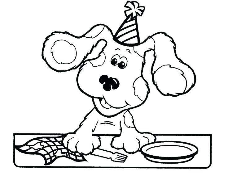 736x583 Blues Clues Coloring Page Blues Clues Nap Pillow Coloring Page