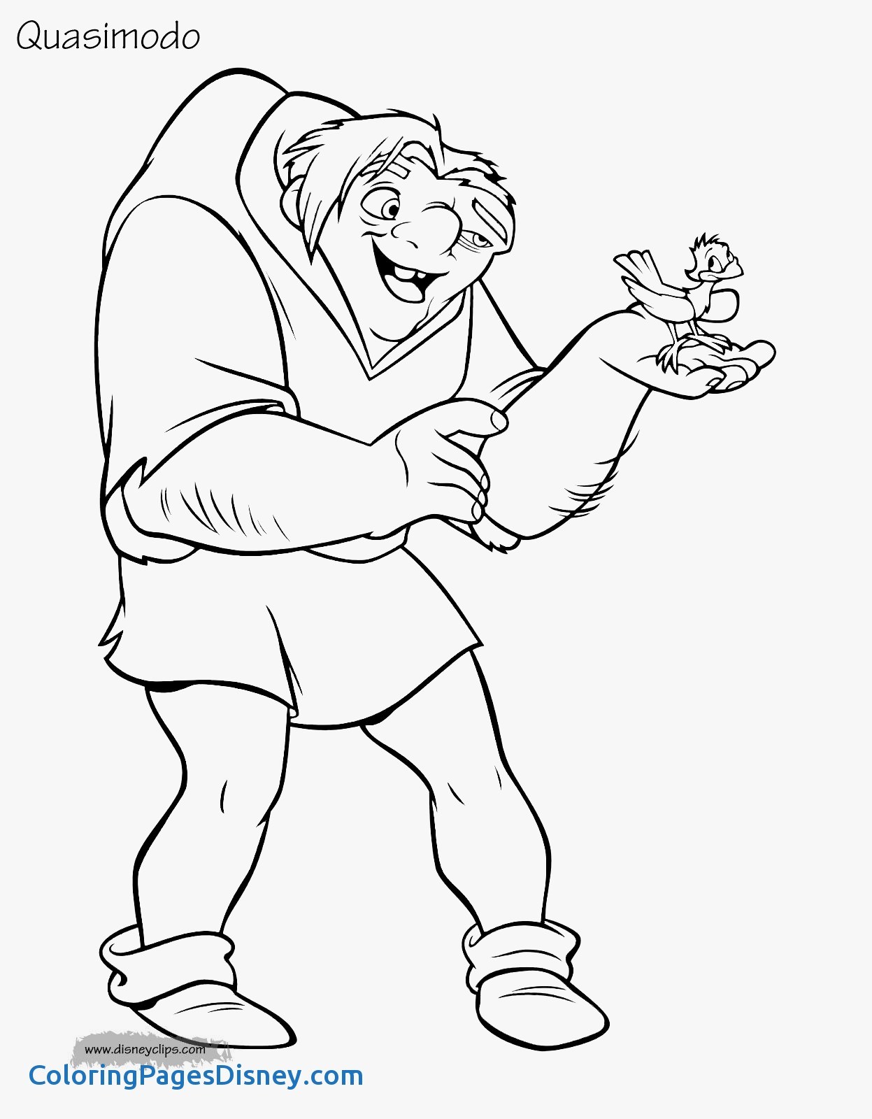 1247x1600 The Hunchback Notre Dame Coloring Pages Fresh The Hunchback