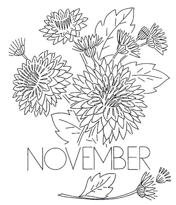 592x687 November Coloring Page Amp Coloring Book