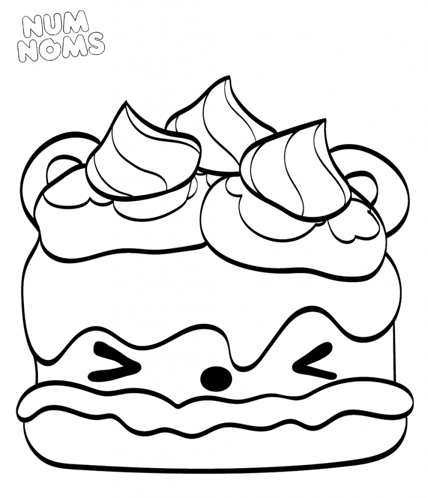 Num Noms Coloring Pages