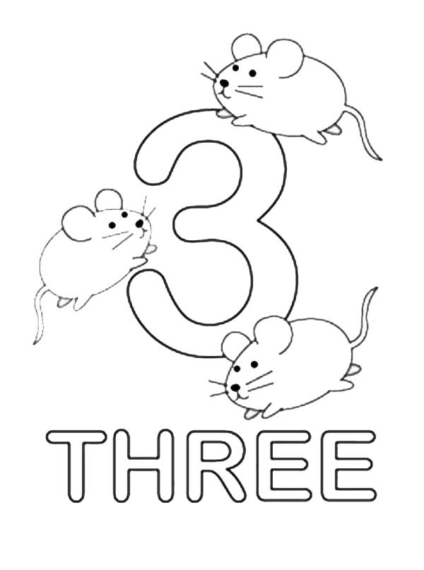 600x807 Kids Learn Number 3 Coloring Page Bulk Color Coloring Pages