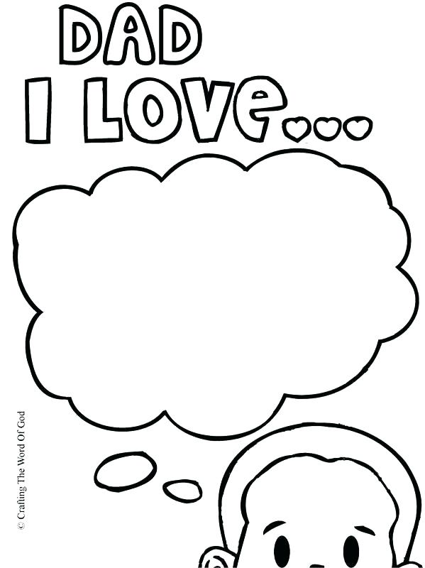 599x800 I Love You Dad Coloring Pages Number 1 Dad Coloring Pages Mom